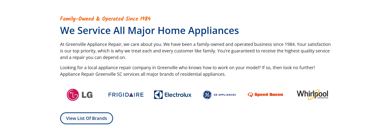 Kenmore appliance repair